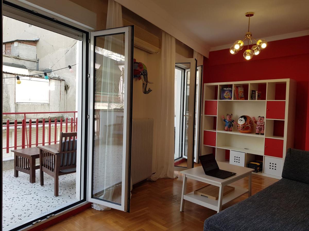 Quiet City Centre Apartment With Large Balcony เทสซาโลนิกิ ภายนอก รูปภาพ